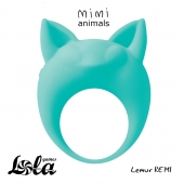 Зеленое эрекционное кольцо Lemur Remi - Lola Games - в Балашихе купить с доставкой