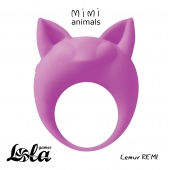 Фиолетовое эрекционное кольцо Lemur Remi - Lola Games - в Балашихе купить с доставкой