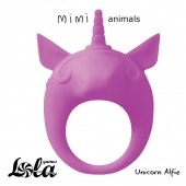 Фиолетовое эрекционное кольцо Unicorn Alfie - Lola Games - в Балашихе купить с доставкой