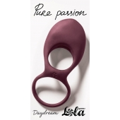 Бордовое эрекционное виброкольцо Daydream - Lola Games - в Балашихе купить с доставкой
