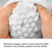 Белый мастурбатор Tenga Geo Coral - Tenga - в Балашихе купить с доставкой