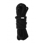 Черная веревка для шибари DELUXE BONDAGE ROPE - 5 м. - Dream Toys - купить с доставкой в Балашихе