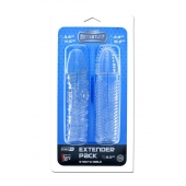 Комплект из 2 прозрачных насадок на пенис PENIS EXTENDER PACK - Dream Toys - в Балашихе купить с доставкой