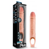 Телесный реалистичный фаллоудлинитель 10 Inch Silicone Cock Sheath Penis Extender - 25,4 см. - Blush Novelties - в Балашихе купить с доставкой
