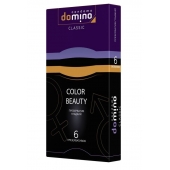 Разноцветные презервативы DOMINO Colour Beauty - 6 шт. - Domino - купить с доставкой в Балашихе