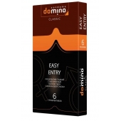 Презервативы с увеличенным количеством смазки DOMINO Easy Entry - 6 шт. - Domino - купить с доставкой в Балашихе