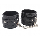 Черные наручники Surrender Wrist Restraints - Chisa - купить с доставкой в Балашихе