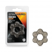 Дымчатое эрекционное кольцо Stay Hard Thick Bead Cock Ring - Blush Novelties - в Балашихе купить с доставкой