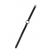 Черный кляп-кольцо Modesty - Lola Games - купить с доставкой в Балашихе