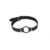 Черный кляп-кольцо Modesty - Lola Games - купить с доставкой в Балашихе