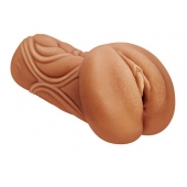 Кофейный мастурбатор-вагина Dumpling - Lola Games - в Балашихе купить с доставкой
