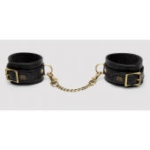 Черные оковы на ноги Bound to You Faux Leather Ankle Cuffs - Fifty Shades of Grey - купить с доставкой в Балашихе