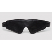 Черная плотная маска на глаза Bound to You Faux Leather Blindfold - Fifty Shades of Grey - купить с доставкой в Балашихе