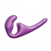 Фиолетовый безремневой страпон Seduction - 20,5 см. - Lola Games - купить с доставкой в Балашихе