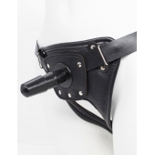 Черный пояс для насадок CLASS STRAP Restyling - LOVETOY (А-Полимер) - купить с доставкой в Балашихе
