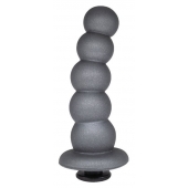 Черная насадка-елочка PLATINUM 6  - 17 см. - LOVETOY (А-Полимер) - купить с доставкой в Балашихе