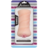 Телесный мастурбатор-вагина X-Basic Pocket Pussy без вибрации - Lovetoy - в Балашихе купить с доставкой