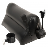 Надувная любовная подушка Portable Triangle Cushion с аксессуарами - Orion - купить с доставкой в Балашихе