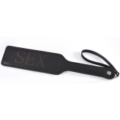 Черная гладкая шлепалка SEX - 35 см. - Sitabella - купить с доставкой в Балашихе