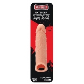 Телесная насадка EXTENDER WITH BALL STRAP 6.5 - 17 см. - Dream Toys - в Балашихе купить с доставкой