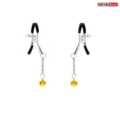 Оригинальные зажимы на соски с желтыми шариками - Notabu - купить с доставкой в Балашихе