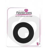 Набор из 3 эрекционных колец SILICONE COCKRINGS - Dream Toys - в Балашихе купить с доставкой
