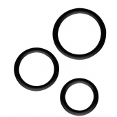Набор из 3 эрекционных колец SILICONE COCKRINGS - Dream Toys - в Балашихе купить с доставкой