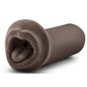 Коричневый мастурбатор-ротик Naughty Nicole - Blush Novelties - в Балашихе купить с доставкой