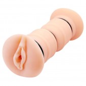 Телесный вибромастурбатор-вагина Michelle - Baile - в Балашихе купить с доставкой