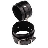 Черные оковы Classic Ankle Cuffs - Chisa - купить с доставкой в Балашихе