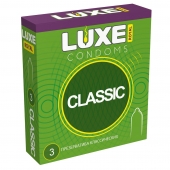 Гладкие презервативы LUXE Royal Classic - 3 шт. - Luxe - купить с доставкой в Балашихе