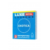 Текстурированные презервативы LUXE Royal Exotica - 3 шт. - Luxe - купить с доставкой в Балашихе