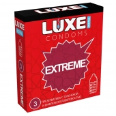 Текстурированные презервативы LUXE Royal Extreme - 3 шт. - Luxe - купить с доставкой в Балашихе