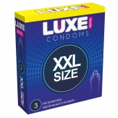 Презервативы увеличенного размера LUXE Royal XXL Size - 3 шт. - Luxe - купить с доставкой в Балашихе