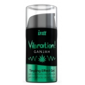 Жидкий интимный гель с эффектом вибрации Vibration! Ganjah - 15 мл. - INTT - купить с доставкой в Балашихе