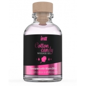 Массажный гель с согревающим эффектом Cotton Candy - 30 мл. - INTT - купить с доставкой в Балашихе