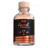 Массажный гель с согревающим эффектом Aperol - 30 мл. - INTT - купить с доставкой в Балашихе