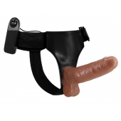 Страпон на трусиках с вибрацией Ultra Passionate Harness - 16 см. - Baile - купить с доставкой в Балашихе