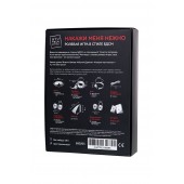 Фиолетовый набор БДСМ «Накажи меня нежно» с карточками - Штучки-дрючки - купить с доставкой в Балашихе