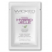 Гель-лубрикант на водно-силиконовой основе Simply Hybrid Jelle - 3 мл. - Wicked - купить с доставкой в Балашихе