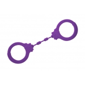 Фиолетовые силиконовые поножи Limitation - Lola Games - купить с доставкой в Балашихе