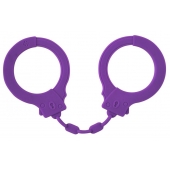 Фиолетовые силиконовые поножи Limitation - Lola Games - купить с доставкой в Балашихе