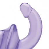 Фиолетовый безремневой страпон Strapless Strap-On - Lux Fetish - купить с доставкой в Балашихе