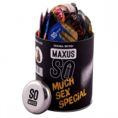 Текстурированные презервативы в кейсе MAXUS So Much Sex - 100 шт. - Maxus - купить с доставкой в Балашихе