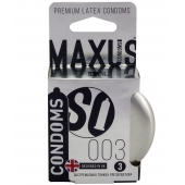 Экстремально тонкие презервативы в железном кейсе MAXUS Extreme Thin - 3 шт. - Maxus - купить с доставкой в Балашихе