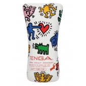 Мастурбатор-туба Keith Haring Soft Tube CUP - Tenga - в Балашихе купить с доставкой