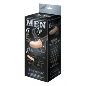 Пустотелый фаллопротез MEN STYLE - 17,5 см. - LOVETOY (А-Полимер) - купить с доставкой в Балашихе