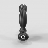 Черный вибромассажер простаты и промежности Prostate Pro с пультом ДУ - Bathmate - в Балашихе купить с доставкой