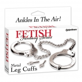 Металлические наручники Metal Leg Cuffs - Pipedream - купить с доставкой в Балашихе