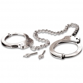 Металлические наручники Metal Leg Cuffs - Pipedream - купить с доставкой в Балашихе